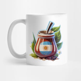 Yerba Mate Argentina Flag Mug